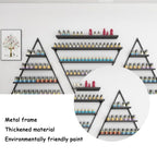 Metal Wall-Mounted Nail Polish Shelf
