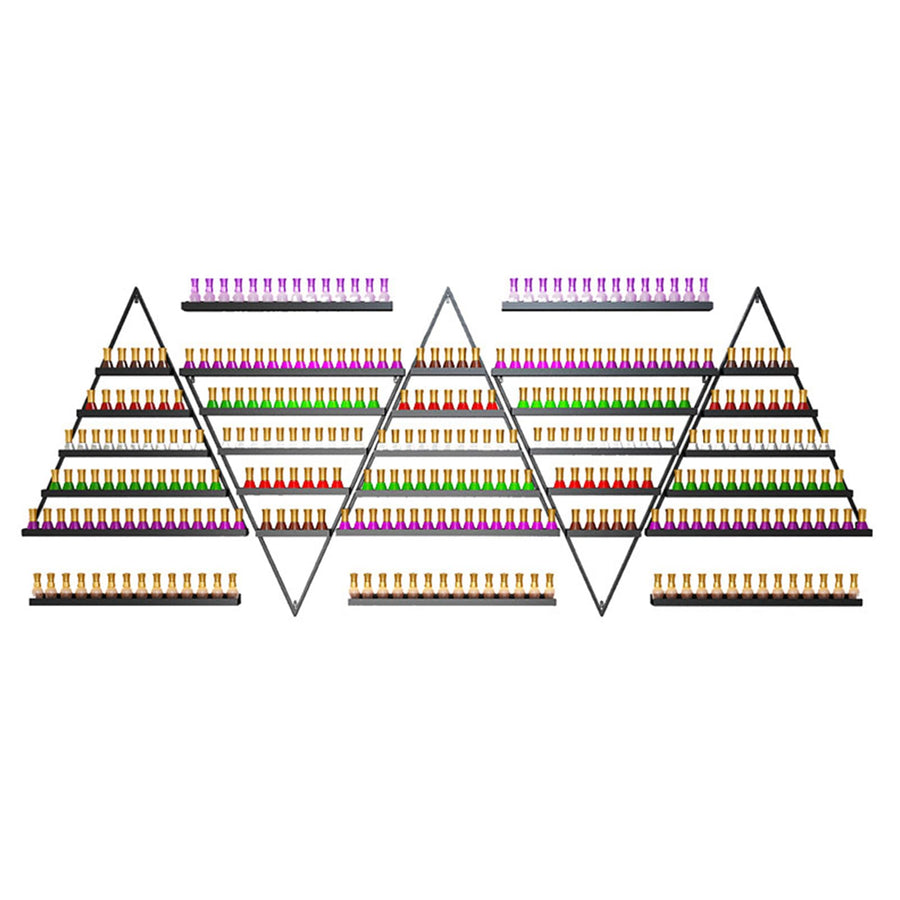 Metal Wall-Mounted Nail Polish Shelf