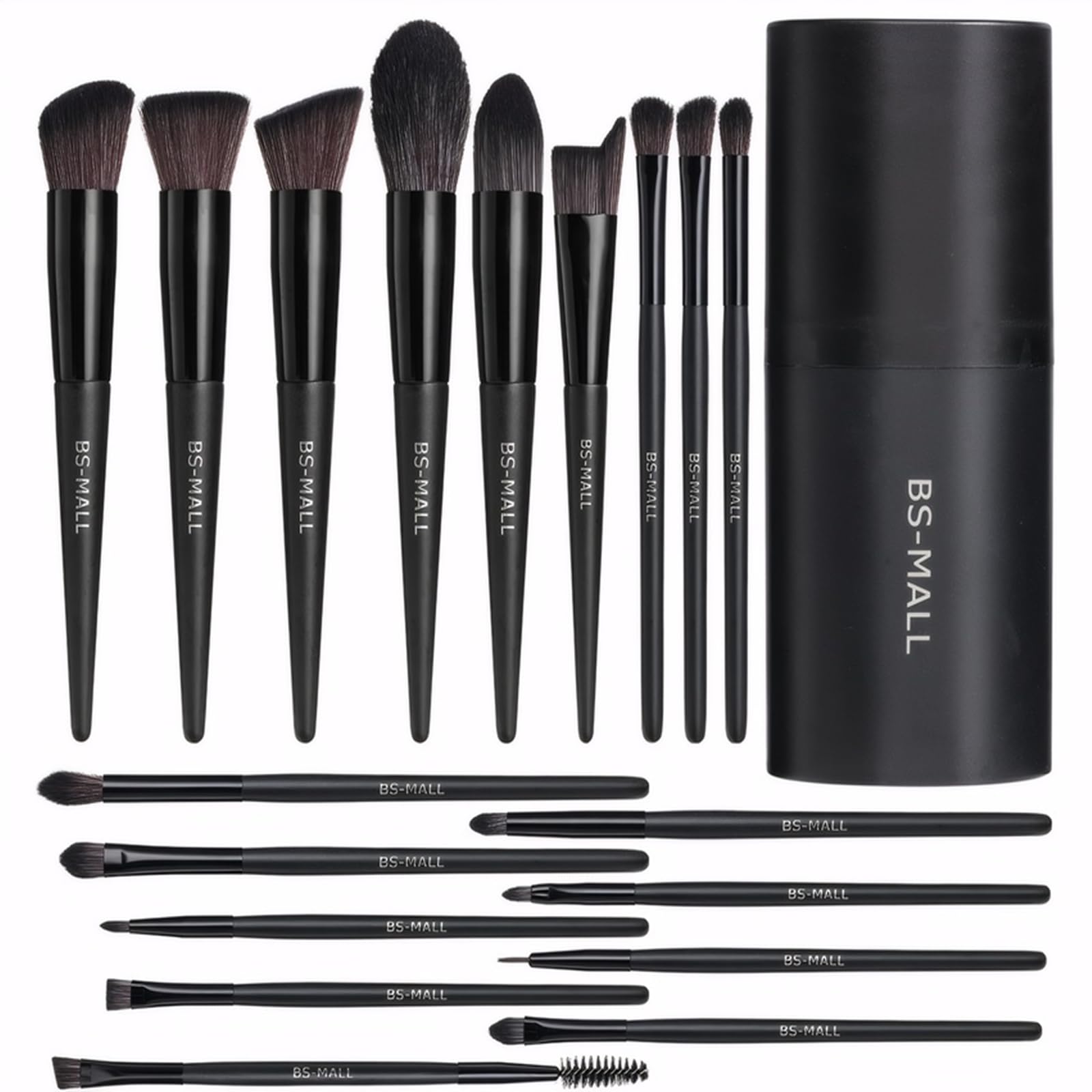 18-Piece Makeup Brush Set with Case