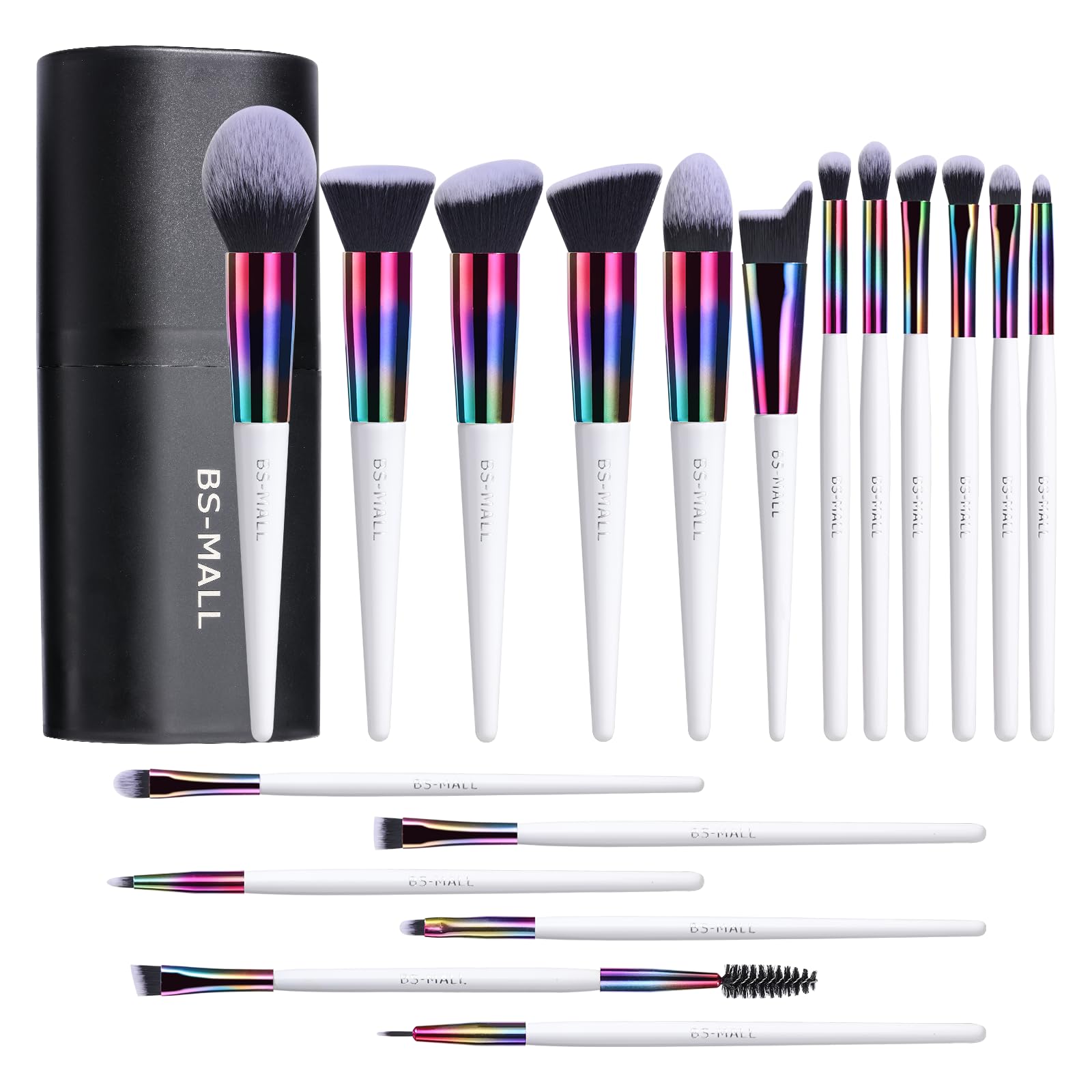 18-Piece Makeup Brush Set with Case