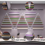 Metal Wall-Mounted Nail Polish Shelf