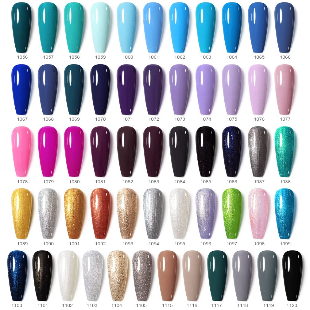 120-Piece Gel Nail Polish Starter Kit