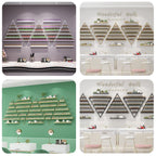 Metal Wall-Mounted Nail Polish Shelf